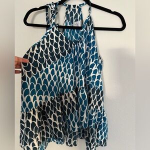 Manuheali’i Women’s Top Blue/ White